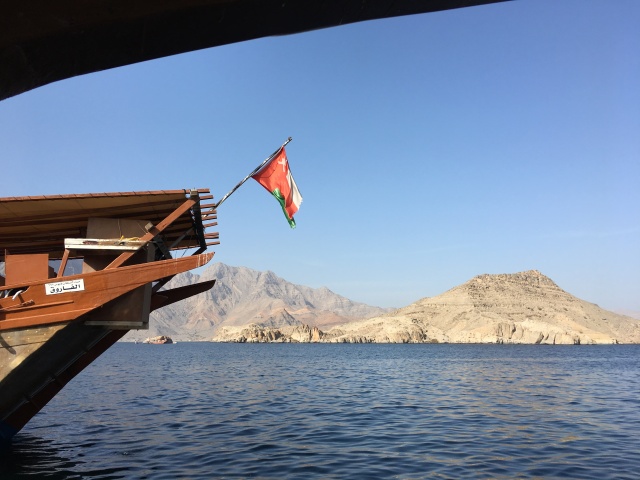 In den Fjorden bei Kasbah, Oman